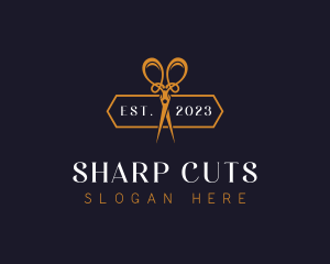 Haircut Stylist Shears logo