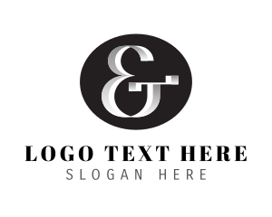 Modern - Upscale Ampersand Symbol logo design