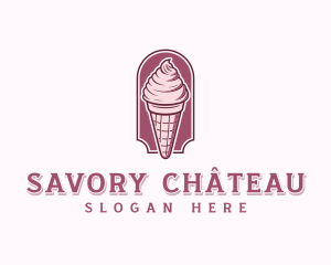 Sweet Ice Cream Dessert logo design