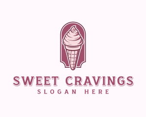 Sweet Ice Cream Dessert logo design