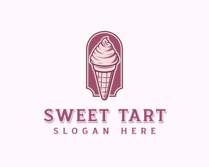 Sweet Ice Cream Dessert logo design