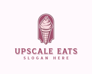 Sweet Ice Cream Dessert logo design