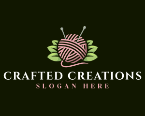 Yarn Weaving Embroidery logo design