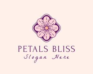 Flower Garden Petals  logo design