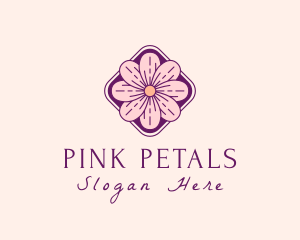 Flower Garden Petals  logo design