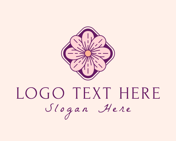 Blossom logo example 3