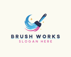 Paint Brush Renovation logo design