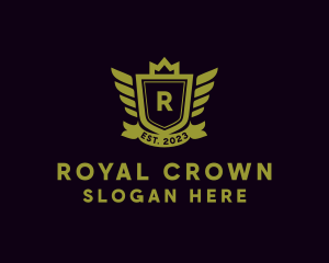 Royal Crown Shield logo design