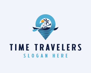 Tour Kayak Traveler logo design