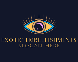 Astral Cosmic Eye logo design