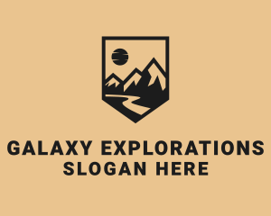 Mountain Summit Landscape logo design