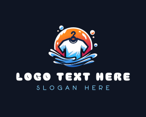 Shirt Bubble Washing logo