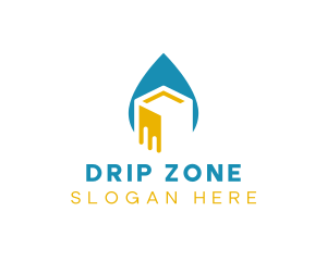 Paint Box Drip logo design