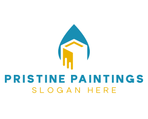 Paint Box Drip logo design