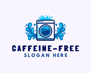 Laundry Washing Machine logo design