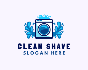 Laundry Washing Machine logo design