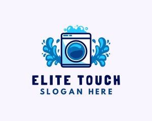 Laundry Washing Machine logo design