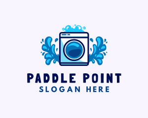 Laundry Washing Machine logo design