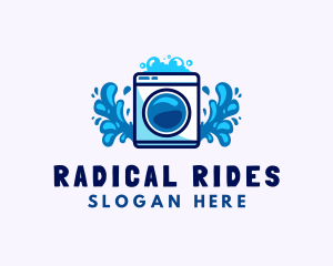 Laundry Washing Machine logo design