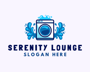 Laundry Washing Machine logo design