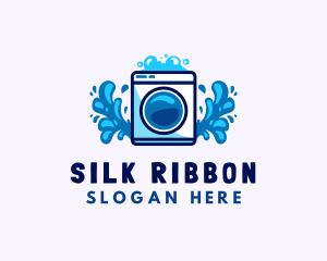 Laundry Washing Machine logo design