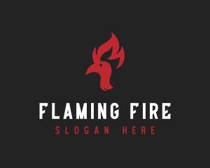 Chicken Fire Steakhouse logo design