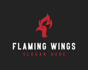 Chicken Fire Steakhouse logo design