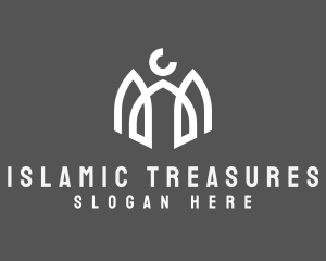 Temple Muslim Mosque logo design