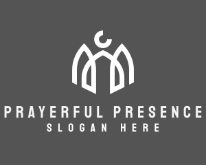 Temple Muslim Mosque logo design