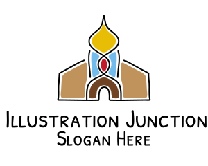 Worship Temple Mosque logo