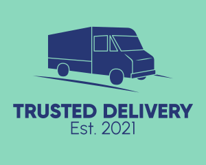 Logistic Courier Van logo design