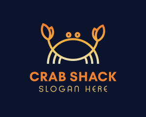 Gradient Crab Seafood logo