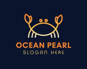 Gradient Crab Seafood logo