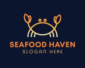 Gradient Crab Seafood logo