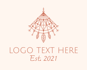 Boho Leaf Lamp Shade logo