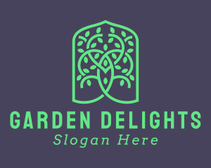 Tree Vine Garden logo design