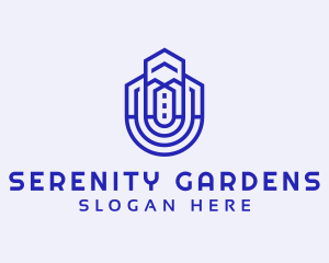 Hotel Building Apartment logo design