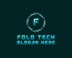 Futuristic Digital Tech logo design