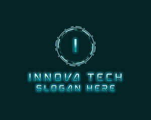 Futuristic Digital Tech logo design