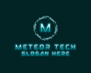 Futuristic Digital Tech logo design