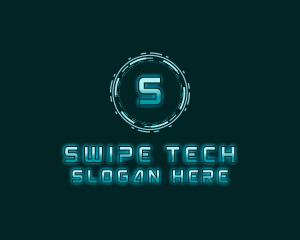 Futuristic Digital Tech logo design