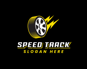 Lightning Tire Racing logo design