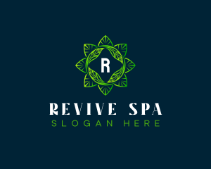 Wellness Leaf Spa logo design