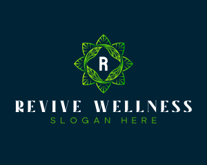 Wellness Leaf Spa logo design