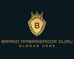 Golden Shield Tech logo design