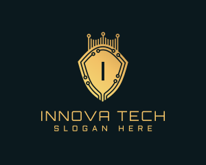 Golden Shield Tech logo design