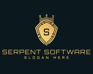 Golden Shield Tech logo design