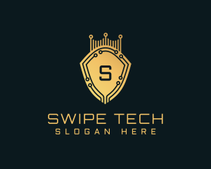 Golden Shield Tech logo design