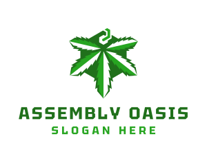 Green Organic Cannabis Logo