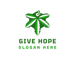 Green Organic Cannabis Logo